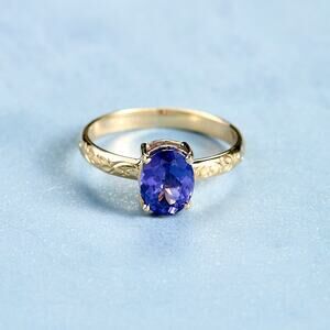 18kt Tanzanite Gold Ring